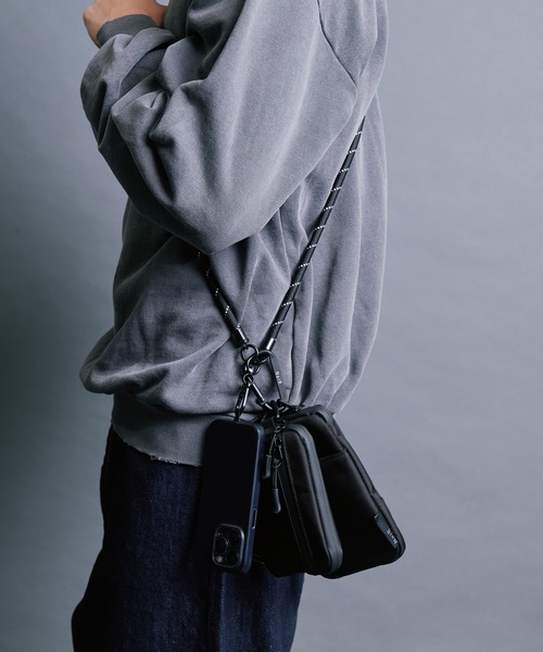 NoiR/ノアール(ノアール)の「NoiR ノアール Trinity shoulder トリニティショルダー(ショルダーバッグ・メンズ・ブラック/ブラック系その他・FREE)」の2枚目の写真