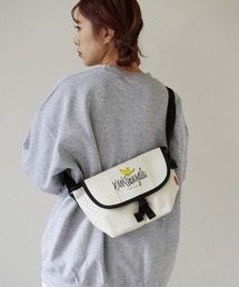 Mark Gonzales | 【（What it isNt）ART BY MARKGONZALES / (ワットイットイズント) アートバイ マークゴンザレス 】 フラップ 切り替え ショルダー バッグ(ショルダーバッグ)