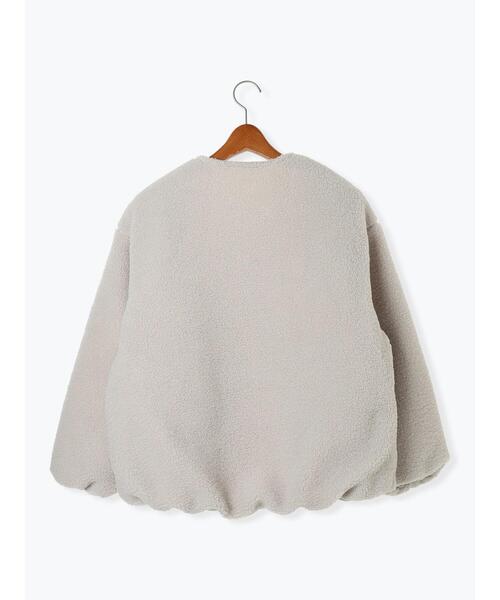 Lugnoncure(ルノンキュール)の「リバーシブルボアブルゾン(ブルゾン・レディース・グレー/オフホワイト/ブラック・F)」の21枚目の写真