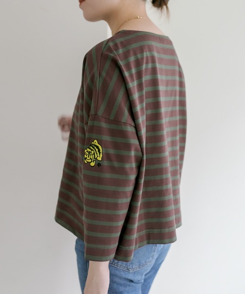 虎屋ういろ　ボーダートップス ear PAPILLONNER（イアパピヨネ）の「虎屋ういろボーダー