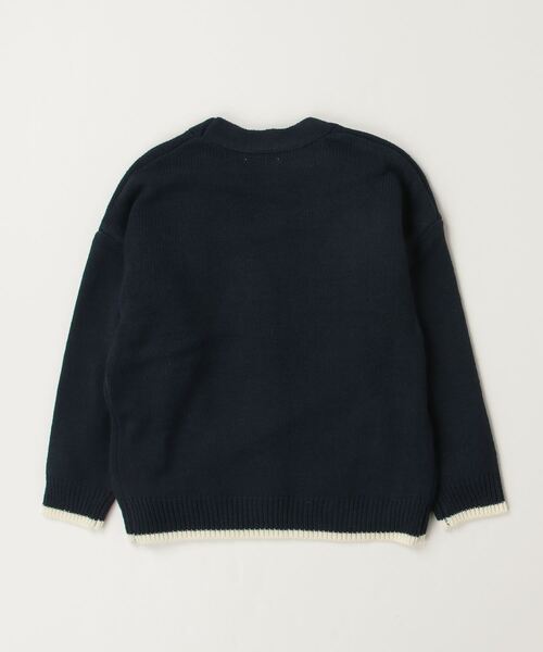 セール】NAVY インナー付きニットカーディガン アンサンブル