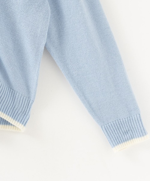 セール】NAVY インナー付きニットカーディガン アンサンブル