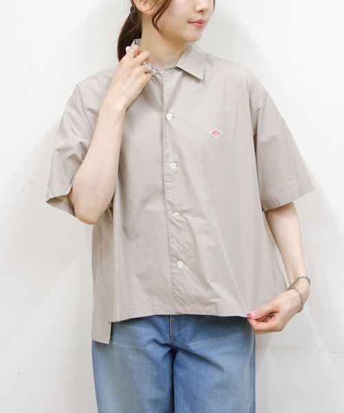 DANTON/ダントン ハーフスリーブシャツ ソリッド HALF SLEEVE SHIRT