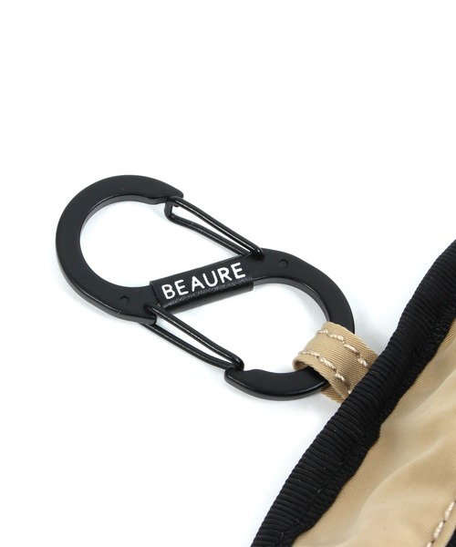 Beau're(ヴュレ)の「BEAURE ヴュレ マルチ ポーチ 付き スクエア ボディバッグ(ボディバッグ/ウエストポーチ・レディース・ラベンダー/ベージュ/サックスブルー/カーキ/ブラック/アイボリー・FREE)」の16枚目の写真