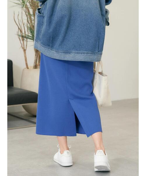 AMERICAN HOLIC（アメリカンホリック）の「針抜きリブタイトスカート（スカート・レディース・ブラック/ブルー/アイボリー・M/S/L）」の21枚目の写真