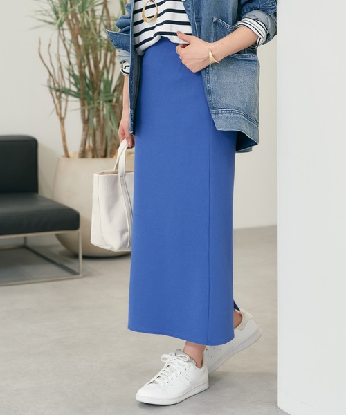 AMERICAN HOLIC（アメリカンホリック）の「針抜きリブタイトスカート（スカート・レディース・ブラック/ブルー/アイボリー・M/S/L）」の7枚目の写真