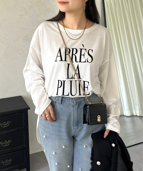 prose verse(プロズヴェール)の「【ロゴが選べる】BIGロゴロンT(Tシャツ/カットソー・レディース・ホワイト/ホワイト系その他・MEDIUM)」の1枚目の写真