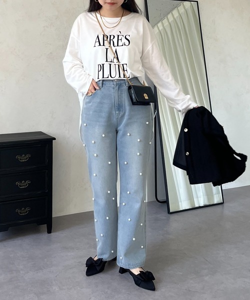 prose verse(プロズヴェール)の「【ロゴが選べる】BIGロゴロンT(Tシャツ/カットソー・レディース・ホワイト/ホワイト系その他・MEDIUM)」の12枚目の写真