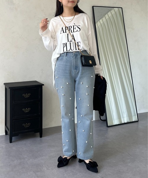 prose verse(プロズヴェール)の「【ロゴが選べる】BIGロゴロンT(Tシャツ/カットソー・レディース・ホワイト/ホワイト系その他・MEDIUM)」の13枚目の写真