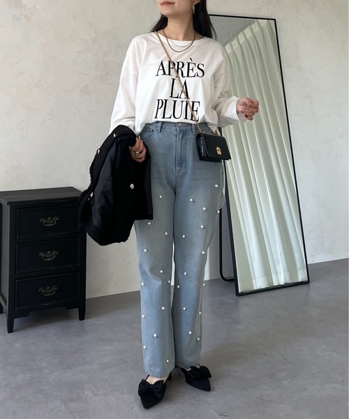 prose verse(プロズヴェール)の「【ロゴが選べる】BIGロゴロンT(Tシャツ/カットソー・レディース・ホワイト/ホワイト系その他・MEDIUM)」の15枚目の写真