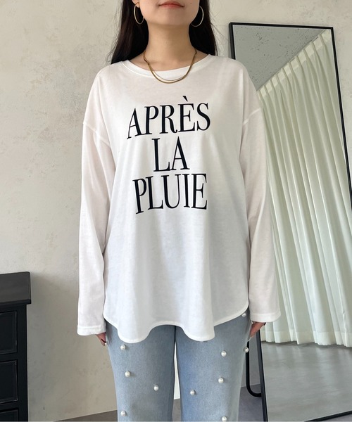 prose verse(プロズヴェール)の「【ロゴが選べる】BIGロゴロンT(Tシャツ/カットソー・レディース・ホワイト/ホワイト系その他・MEDIUM)」の16枚目の写真