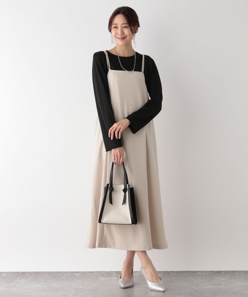 GLOBAL WORK(グローバルワーク)の「ラメリブクルーネック長袖/MATINEE LINE/993328(Tシャツ/カットソー・レディース・ブラック/シルバー・MEDIUM/LARGE)」の21枚目の写真