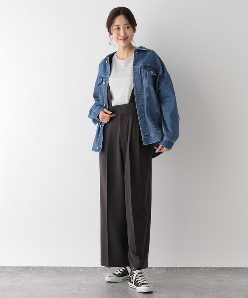 GLOBAL WORK(グローバルワーク)の「ラメリブクルーネック長袖/MATINEE LINE/993328(Tシャツ/カットソー・レディース・ブラック/シルバー・MEDIUM/LARGE)」の16枚目の写真