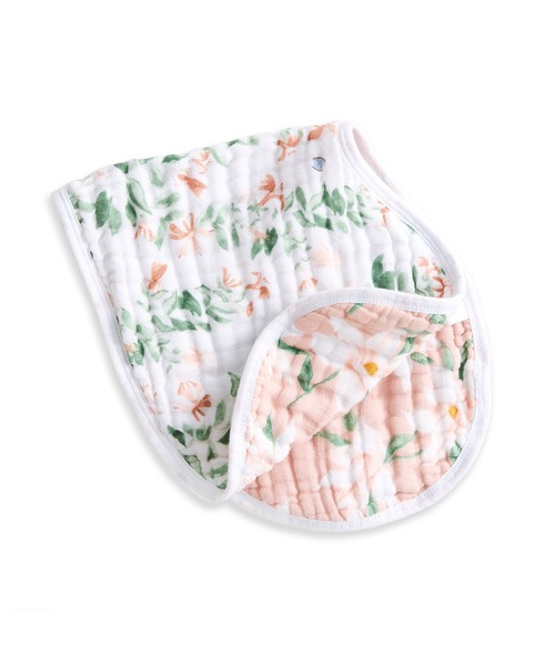 aden + anais essentials（エイデンアンドアネイエッセンシャルズ）の「バーピービブ（スタイ/よだれかけ・キッズ・ホワイト×カーキブラウン/ホワイト×グリーン/アニマル/ホワイト×ピンク・FREE）」の19枚目の写真