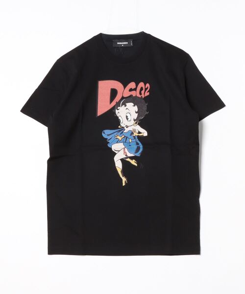 DSQUARED2(ディースクエアード)の「BETTY BOOP COOL FIT TEE /0241(Tシャツ/カットソー・メンズ・ホワイト/ブラック・L/XL/S/M)」の2枚目の写真