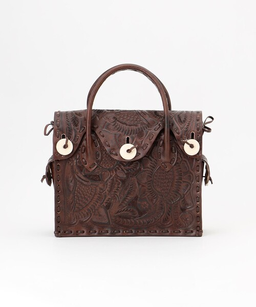 タイムセール　【美品】Carving Tribes カービングバッグ　S ルクア大阪限定カラー CARVING TRIBES カービングトライブス