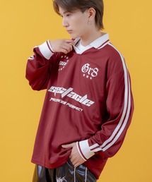 improves | プリント 長袖 サッカーシャツ(Tシャツ/カットソー)
