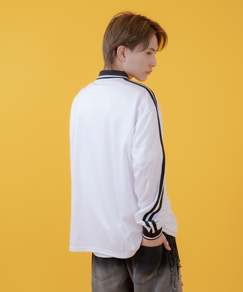 improves(インプローブス)の「プリント 長袖 サッカーシャツ(Tシャツ/カットソー・メンズ・ホワイト/ブラック/ネイビー/ワイン・MEDIUM/LARGE)」の11枚目の写真