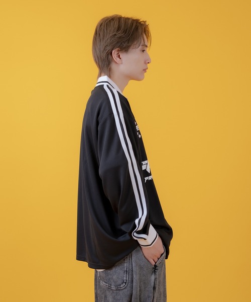 improves(インプローブス)の「プリント 長袖 サッカーシャツ(Tシャツ/カットソー・メンズ・ホワイト/ブラック/ネイビー/ワイン・MEDIUM/LARGE)」の14枚目の写真