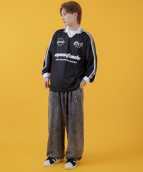 improves(インプローブス)の「プリント 長袖 サッカーシャツ(Tシャツ/カットソー・メンズ・ホワイト/ブラック/ネイビー/ワイン・MEDIUM/LARGE)」の16枚目の写真