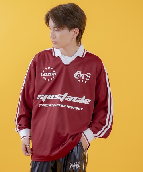 improves(インプローブス)の「プリント 長袖 サッカーシャツ(Tシャツ/カットソー・メンズ・ホワイト/ブラック/ネイビー/ワイン・MEDIUM/LARGE)」の21枚目の写真