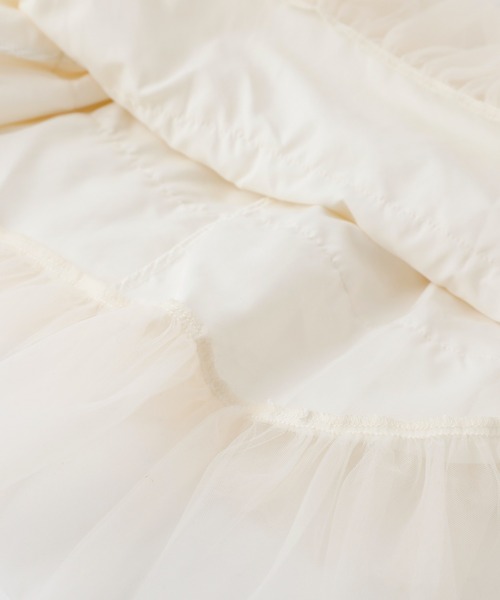URBAN CHERRY（アーバンチェリー）の「チュールティアードスカート（スカート・キッズ・ピンク/アイボリー/ブラック・120cm/130cm/140cm/110cm）」の10枚目の写真