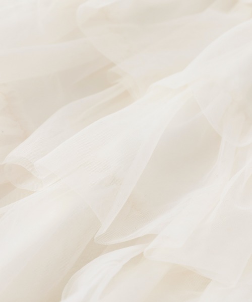 URBAN CHERRY（アーバンチェリー）の「チュールティアードスカート（スカート・キッズ・ピンク/アイボリー/ブラック・120cm/130cm/140cm/110cm）」の11枚目の写真