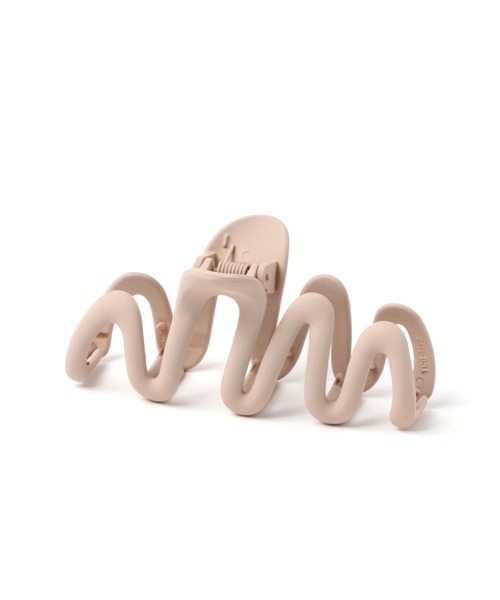 LAKOLE（ラコレ）の「うねうねマットバンスクリップ / 102702（バレッタ/ヘアクリップ・レディース・グレー/ピンク/カーキ・FREE）」の3枚目の写真