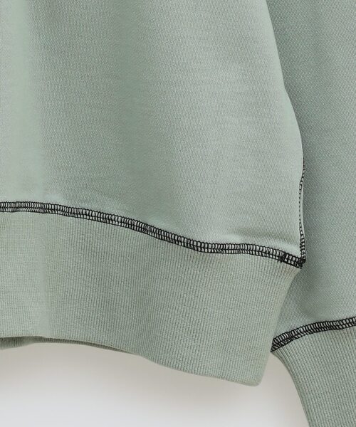CONVERSE TOKYO(コンバーストウキョウ)の「BACK STAR★ PATCH SWEAT(スウェット・レディース・ミント/ブラック/アイボリー・FREE)」の5枚目の写真