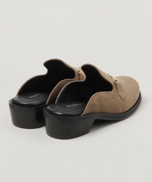 RAGEBLUE（レイジブルー）の「デザインヒールミュール（ドレスシューズ・メンズ・キャメル・MEDIUM/LARGE）」の5枚目の写真