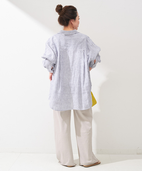 B.C STOCK（ベーセーストック）の「ピグメントミニ裏毛パンツ（スウェットパンツ・レディース・グレー/スミクロ・FREE）」の13枚目の写真