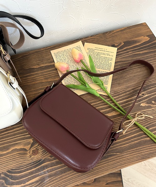 Cham.(チャム)の「エコレザーミニバッグ(ハンドバッグ・レディース・ホワイト/ブラック/ベージュ/ブラウン・F)」の14枚目の写真