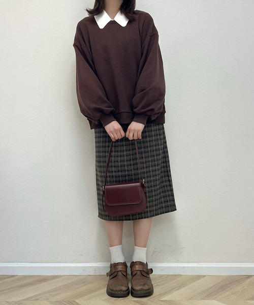 Cham.(チャム)の「エコレザーミニバッグ(ハンドバッグ・レディース・ホワイト/ブラック/ベージュ/ブラウン・F)」の6枚目の写真