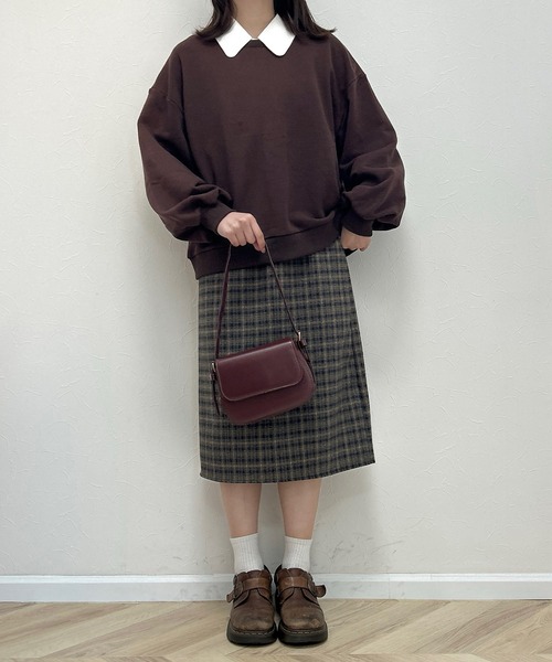 Cham.(チャム)の「エコレザーミニバッグ(ハンドバッグ・レディース・ホワイト/ブラック/ベージュ/ブラウン・F)」の5枚目の写真