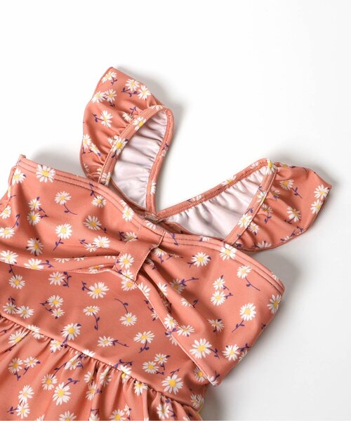 apres les cours（アプレレクール）の「ハート・いちご・花柄リボンワンピース水着（水着・キッズ・アイボリー/ピンク/レッド・80/90/100/110/120/130/140）」の16枚目の写真