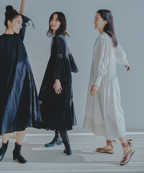 Freada(フリーダ)の「Freada/フリーダ インドバックレースワンピース(ワンピース・レディース・ブラック/ホワイト・ONE SIZE)」の5枚目の写真