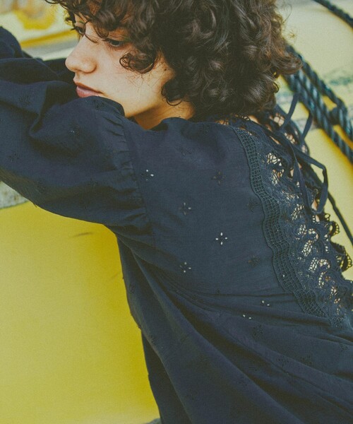 Freada(フリーダ)の「Freada/フリーダ インドバックレースワンピース(ワンピース・レディース・ブラック/ホワイト・ONE SIZE)」の9枚目の写真