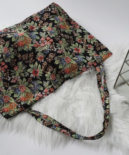 ストライプと花柄のトートバッグ♡ 楽天市場】トートバッグ ストライプ柄の通販