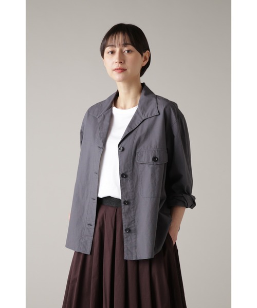 MHL.（エムエイチエル）の「DRY COTTON LINEN PLAINWEAVE（シャツ