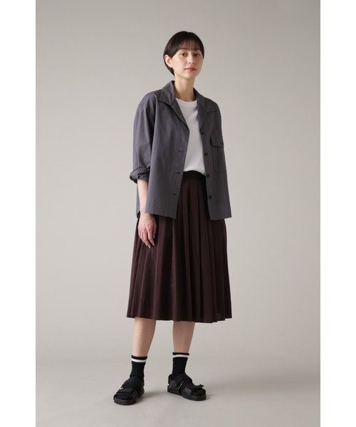 MHL. エムエイチエル コットンリネン プレーンウェーブ シャツ M 長袖 MHL. COTTON LINEN PLAIN WEAVE SHIRTS 030WHITE 〔メンズ〕 MHL