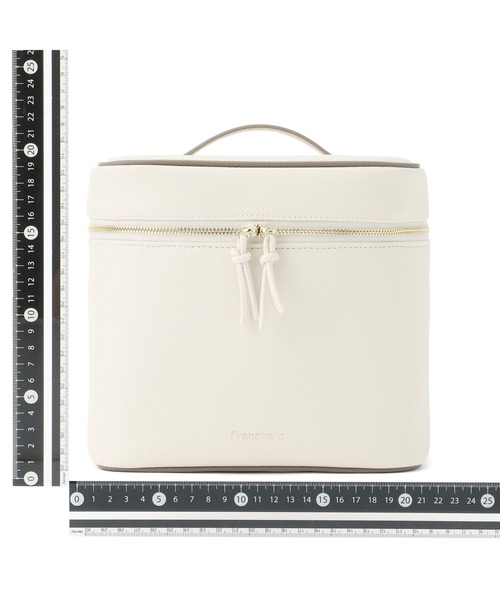 バイカラー バニティポーチ L アイボリー（ポーチ）｜Francfranc