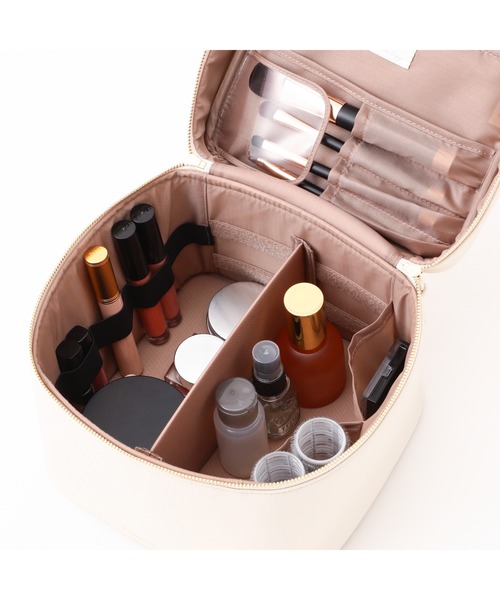 バイカラー バニティポーチ L アイボリー（ポーチ）｜Francfranc