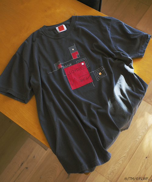 JOURNAL STANDARD(ジャーナルスタンダード)の「Frank Lloyd Wright / フランク・ロイド・ライト 別注Tシャツ(Tシャツ/カットソー・メンズ・ブラック×ブラック/ブラック系その他/ブラックミックス/ホワイト系その他/ホワイト/ブラック・LARGE/MEDIUM)」の4枚目の写真