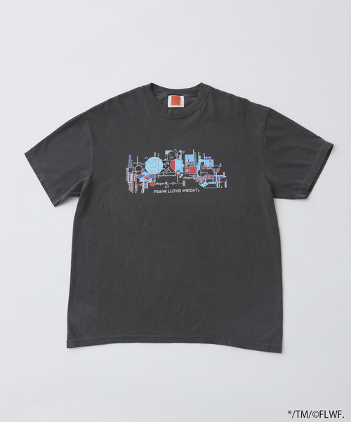 JOURNAL STANDARD(ジャーナルスタンダード)の「Frank Lloyd Wright / フランク・ロイド・ライト 別注Tシャツ(Tシャツ/カットソー・メンズ・ブラック×ブラック/ブラック系その他/ブラックミックス/ホワイト系その他/ホワイト/ブラック・LARGE/MEDIUM)」の12枚目の写真