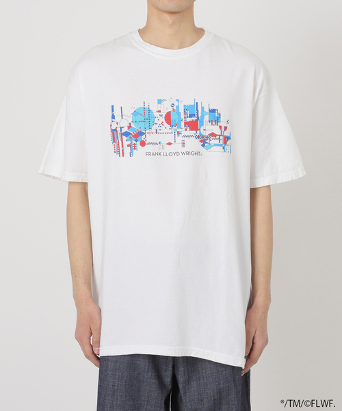 JOURNAL STANDARD(ジャーナルスタンダード)の「Frank Lloyd Wright / フランク・ロイド・ライト 別注Tシャツ(Tシャツ/カットソー・メンズ・ブラック×ブラック/ブラック系その他/ブラックミックス/ホワイト系その他/ホワイト/ブラック・LARGE/MEDIUM)」の22枚目の写真