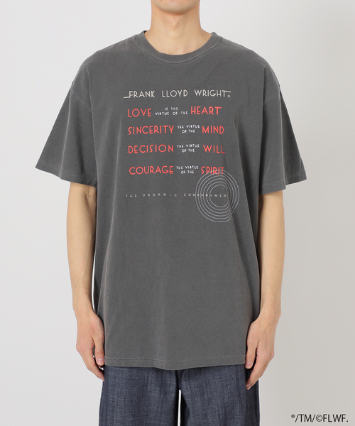 00s フランク・ロイド・ライト　Tシャツ フランクロイドライト Tシャツ ホワイト オーバーサイズ - メルカリ