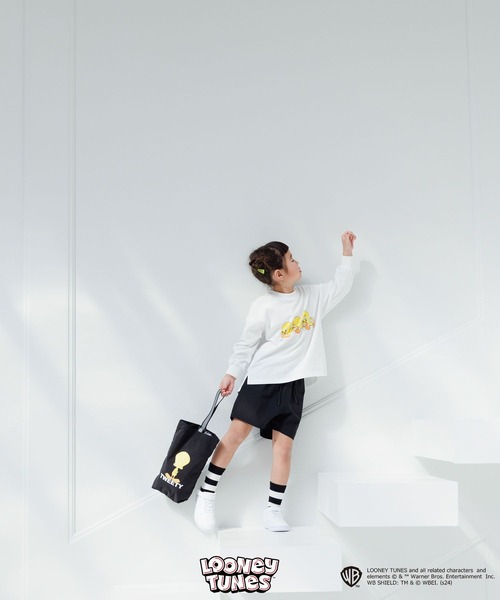 LOWRYS FARM（ローリーズファーム）の「ＴＷＥＥＴＹシューズＢＡＧ　107949（ハンドバッグ・キッズ・ホワイト/ブラック・FREE）」の4枚目の写真