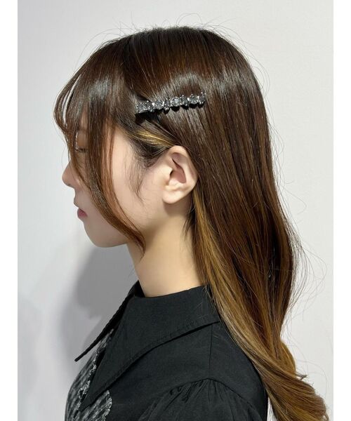 EATME（イートミー）の「ビジューヘアクリップSET（バレッタ/ヘアクリップ・レディース・ブラック・FREE）」の9枚目の写真