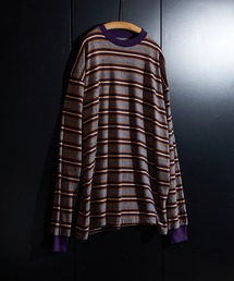 PORT BY ARK / ポートバイアーク：Border Long Sleeve：PO15-T001[COR]