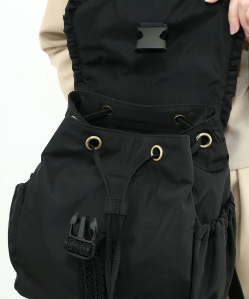 F i.n.t(フィント)の「キルティングフラップミニリュック/fint(バックパック/リュック・レディース・ブラック/アイボリー・FREE)」の19枚目の写真